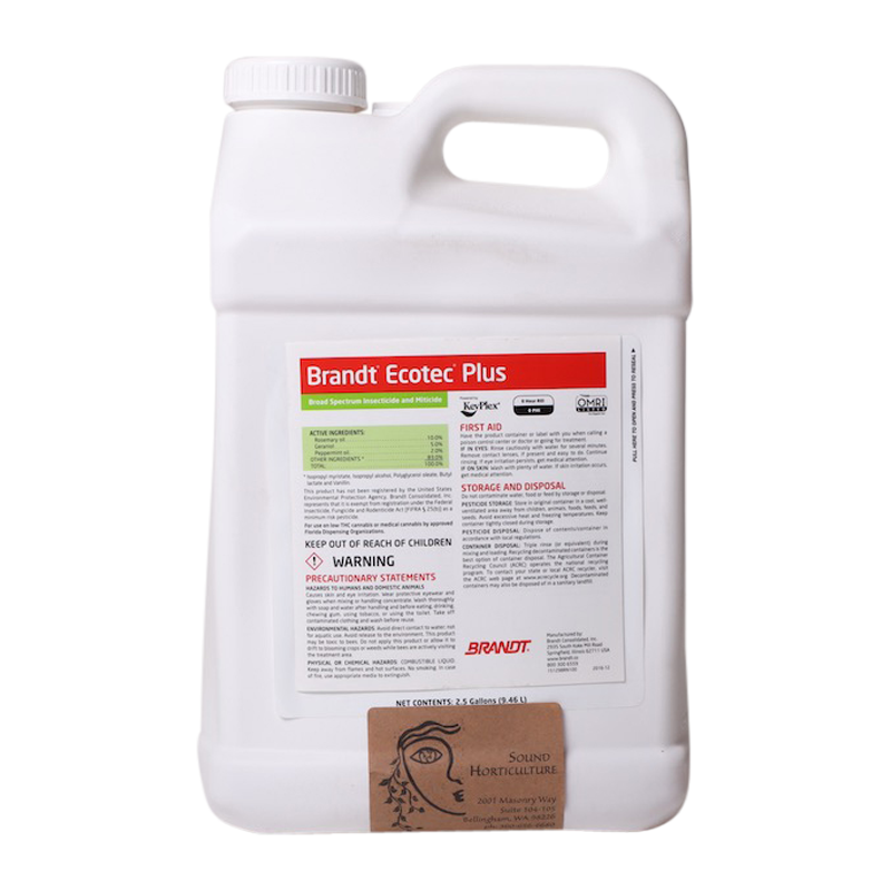 Ecotec Plus 2.5 gallon jug