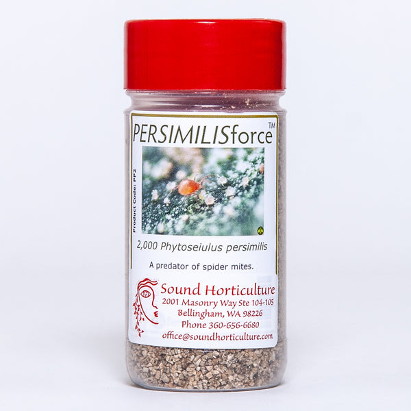 Bottle of Phytoseiulus persimilis - Spider Mite Eliminator