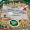 clear plastic container with Anystis baccarum the Crazee mite