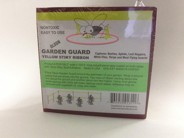 Garden Guard Yellow Stiky Ribbon |  sound-horticulture.myshopify.com