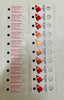 White cards with Encarsia formosa