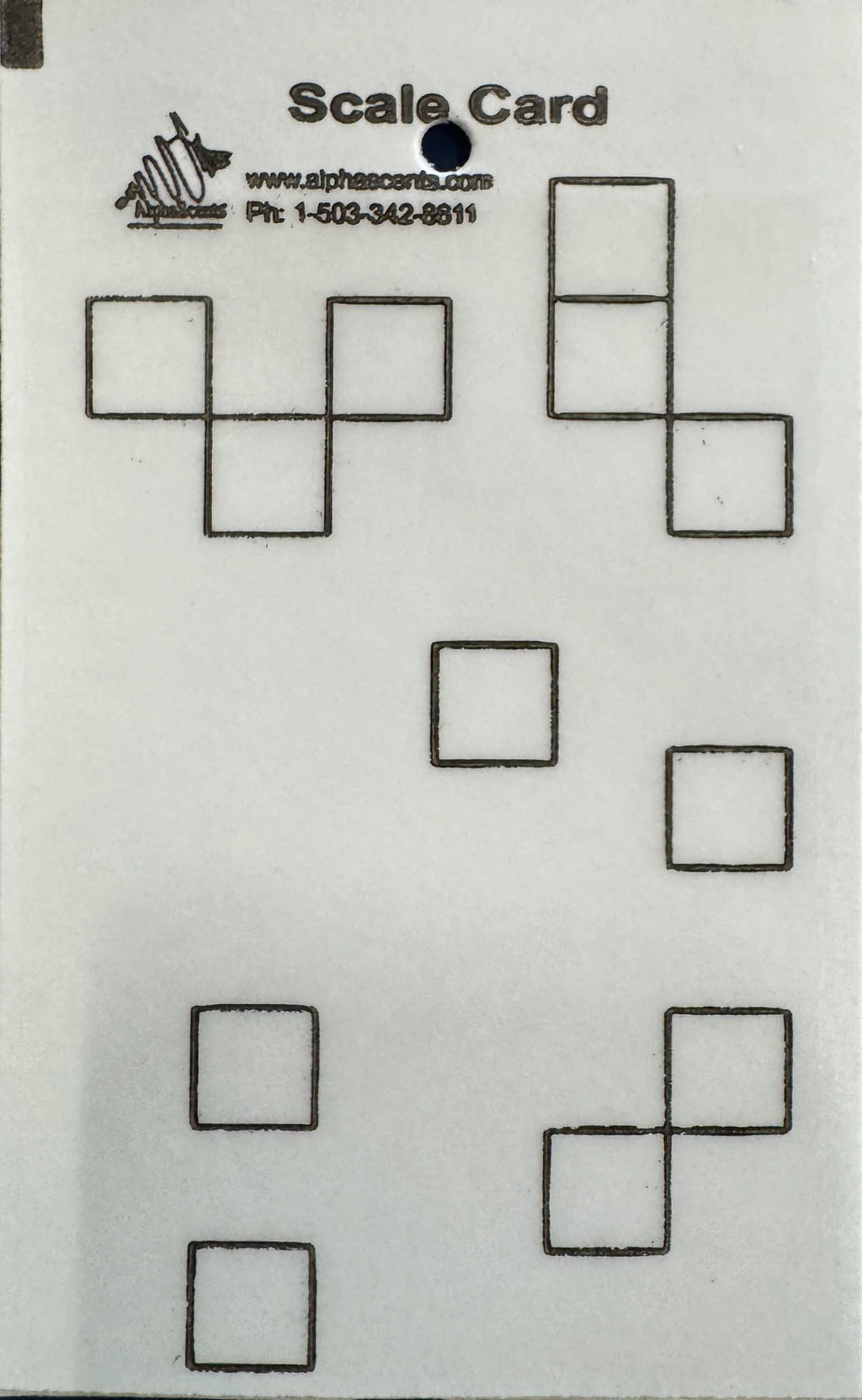 Scale card sticky trap for scale insects and mealybug lures
