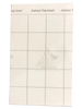 A white paper insert with a grid layout and printed text headers reading 'trap Insert', 'Jackson Trap Insert', and 'Jackson T', with a faint 'AlphaScents' watermark across the center.