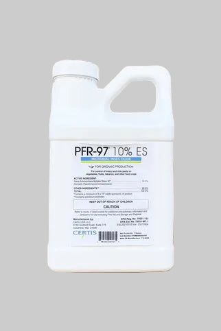 White container labeled PFR-97 10% ES 
