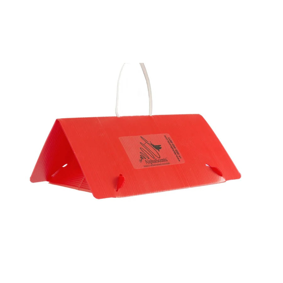 red plastic delta trap for pests