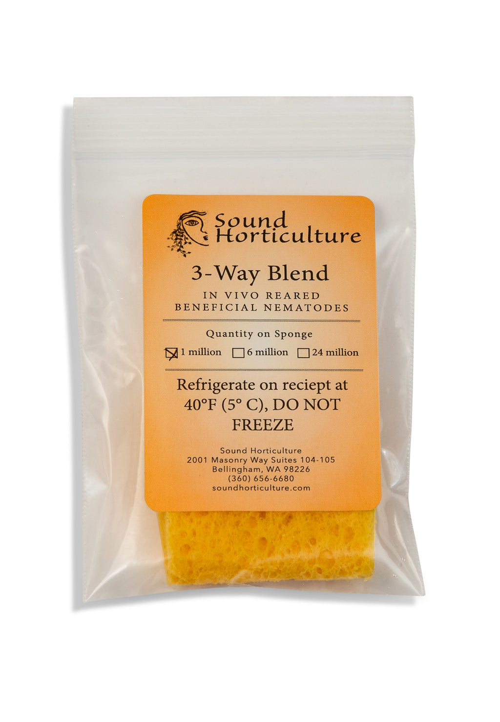 3 way blend beneficial nematode package 1 million