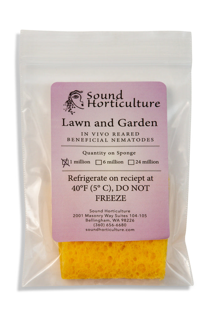 Lawn and garden blend nematode package of 1 million