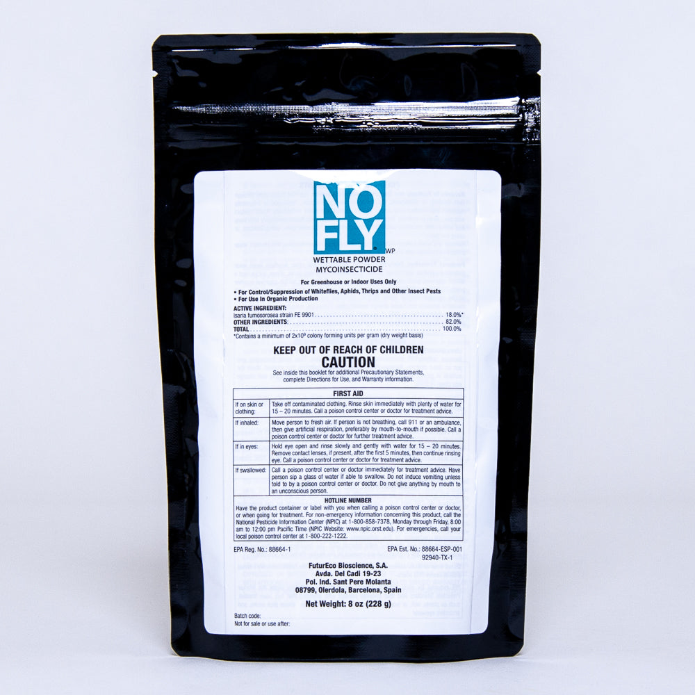 NoFly Mycoinsecticide 8oz package