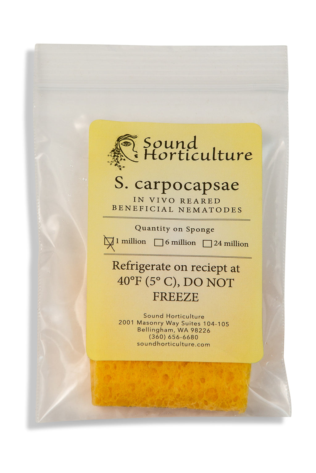 Nematode S carpocapsae package of 1 million