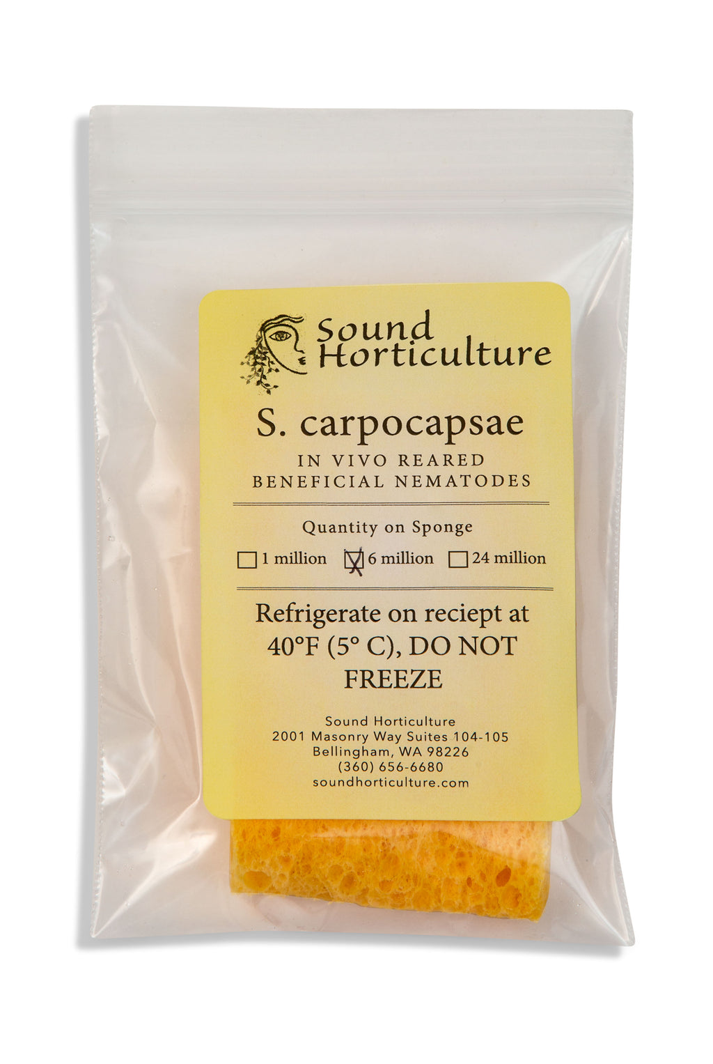 Nematode S carpocapsae package of 6 million